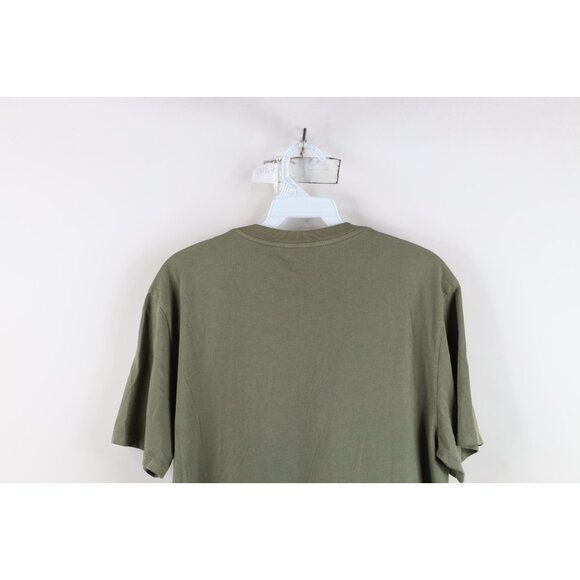 Everlane Mens Size Large Faded Blank Cotton Short Sleeve T-Shirt Green USA - Picture 12 of 13